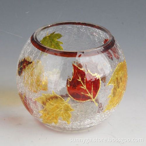 Hurricane Glass Candle Holder with 990mL Capacity, 110mm Height